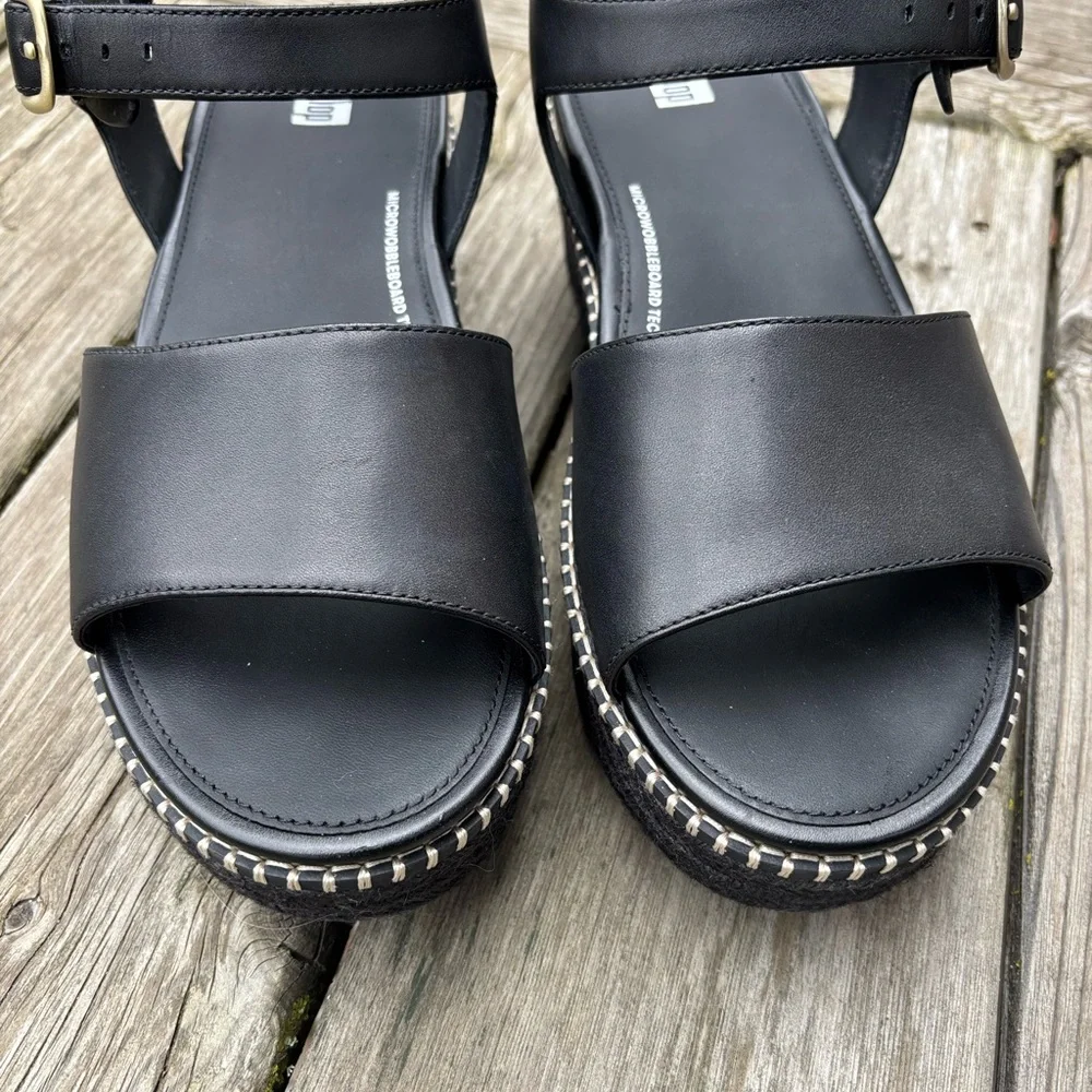 Fitflop Black Platform Sandals - Picture 4 of 5